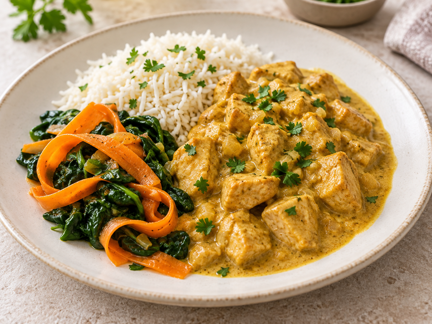 Pollo al curry